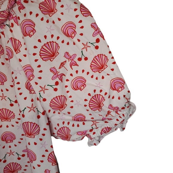 HILL HOUSE HOME The Nap Dress Mermaids and Seashells Dress - Picture 3 of 6